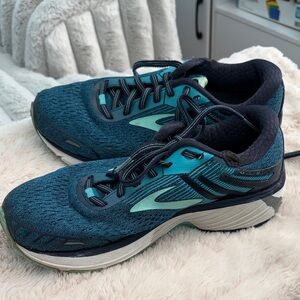 Brooks Women's Teal and Navy Athletic Shoes